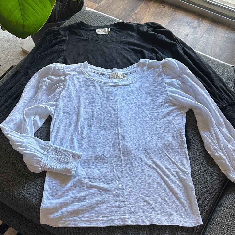 NATION LTD LOREN PEASANT TEE in Choice of White and Black - Picture 9 of 15